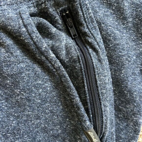 Eddie Bauer Men’s Blue Lounge Cotton Joggers Size Medium Adjustable Waist - Picture 7 of 13